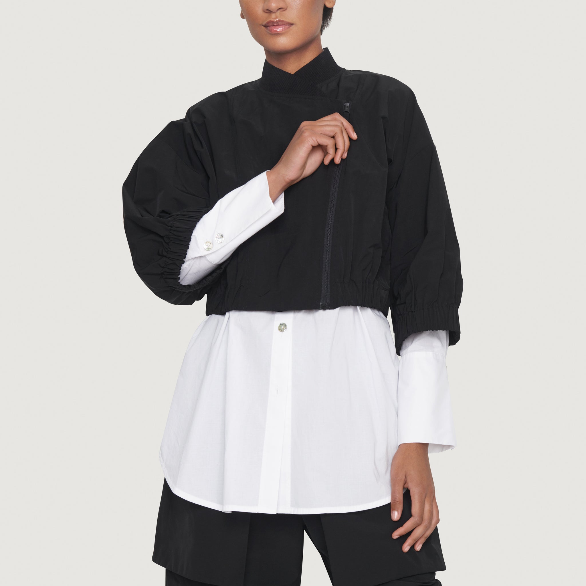 Jacket Fukkura Poplin